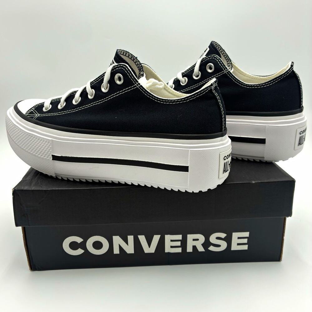 Converse Chuck Taylor All Star Lift Double Stack Unisex Black A15490C M7 W9
